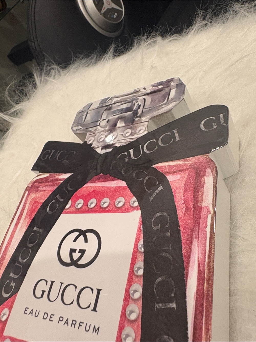 New Gucci 3D Wood Perfume Bottle Decor Ornament - Picture 5 of 5